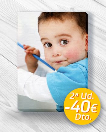 cuadro foto lienzo promo oferta 2 unidad